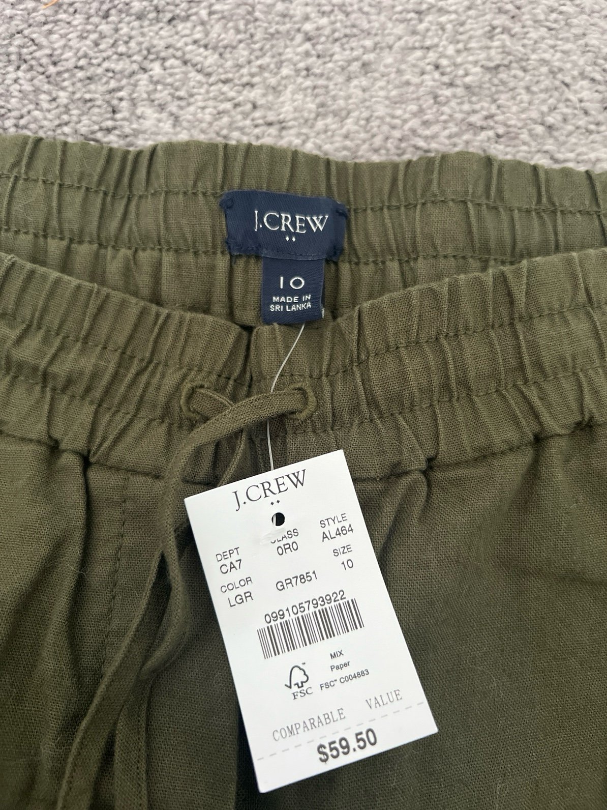 Cheap J. Crew Green Linen Pants ftFil9Ves Online Shop