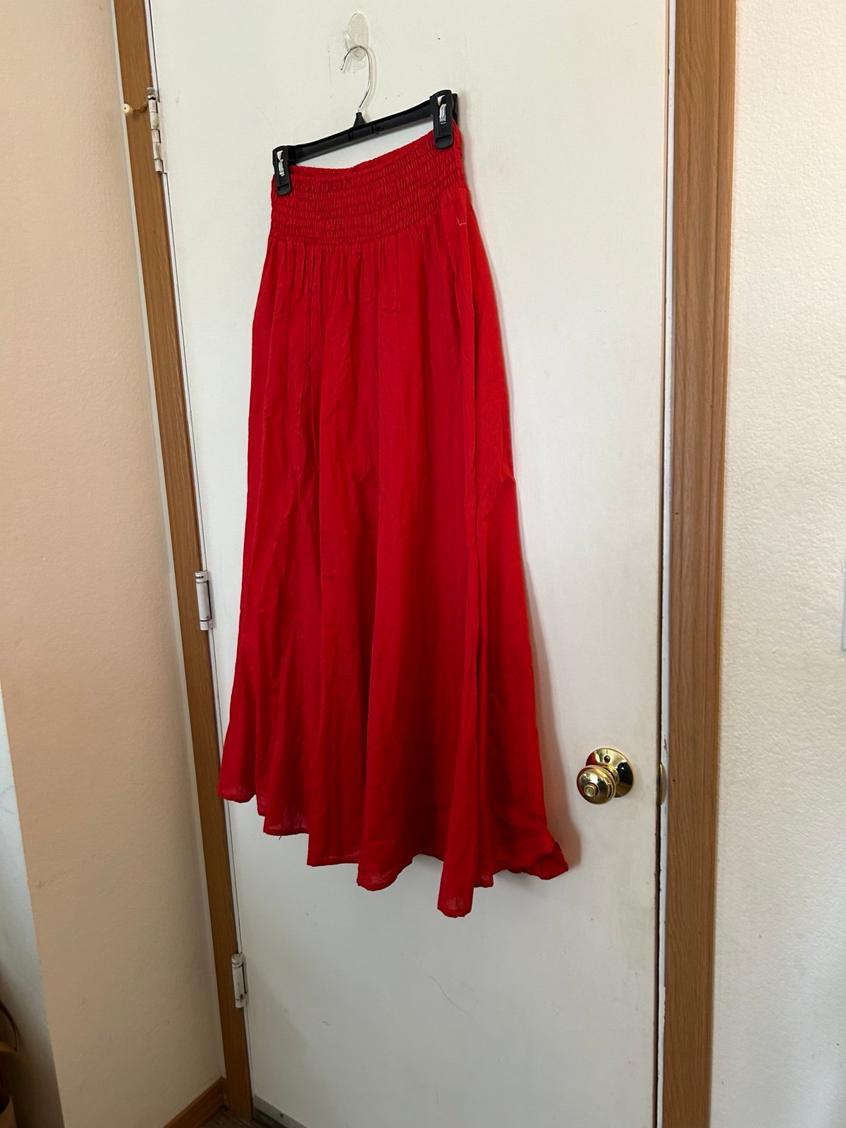 reasonable price NWT 100% Cotton Red stretch waist pull