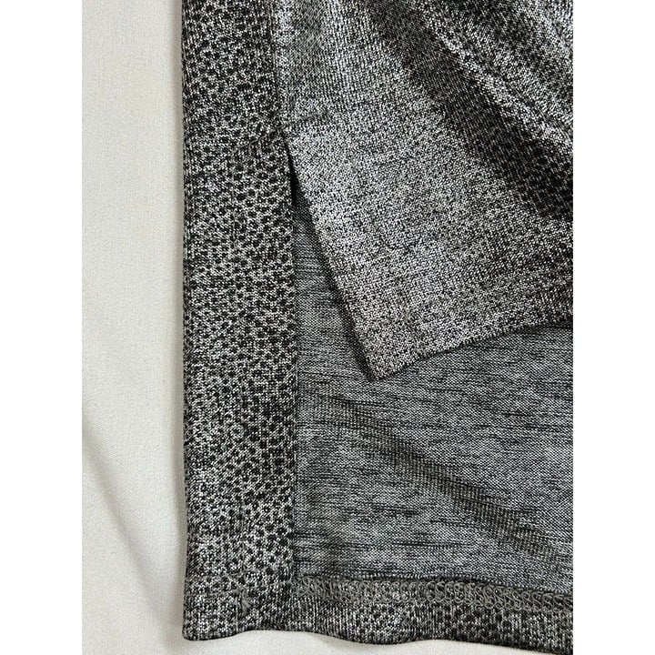 Authentic Tribal Shimmery Silver Black Animal Print Long-Sleeve Top Size XL JAl3sk3Ob just for you