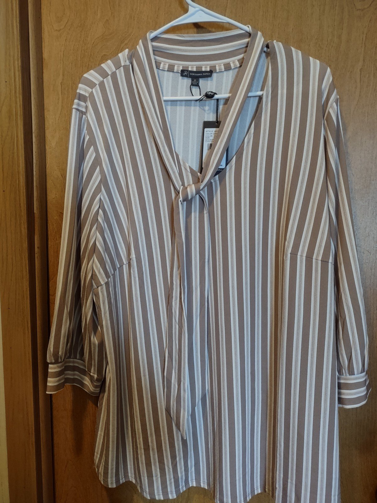 where to buy  Adrianna Papell striped blouse GLqxxhk9F 