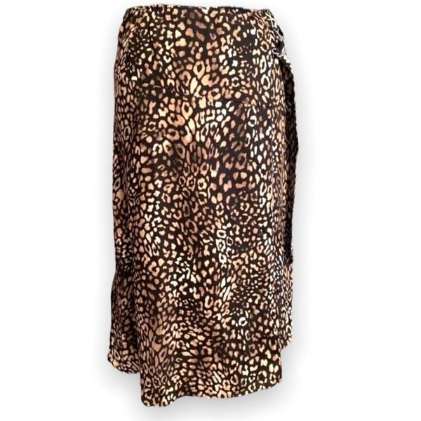 save up to 70% Laundry by Shelli Segal high low leopard print midi skirt, size XL h3WLPStUU on sale
