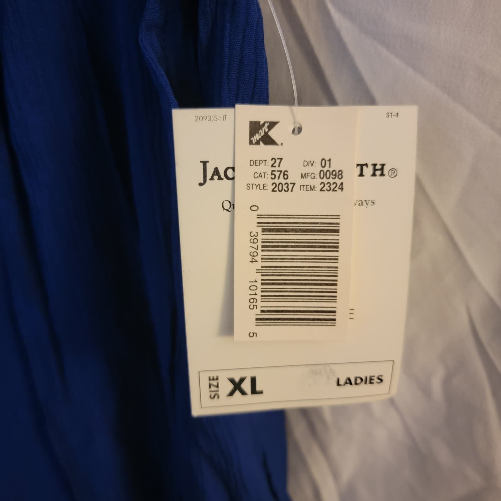large discount Vintage Jaclyn Smith Deep Blue Crepe Semi-Sheer Straight Women´s Pants Size XL gJksXu21p High Quaity