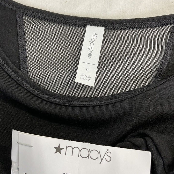 Gorgeous New Ideology TShirt Activewear Mesh Back Short Sleeve Noir Black Women´s Small hrUXpQHFJ well sale