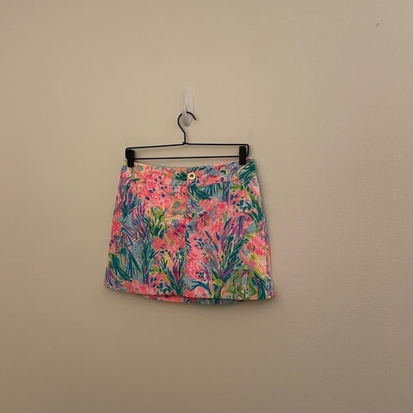 where to buy  Lilly Pulitzer Nicki Bright Feminine Floral Print Mini Skirt Size 0 OQW13r9OT Fashion