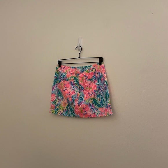 where to buy  Lilly Pulitzer Nicki Bright Feminine Floral Print Mini Skirt Size 0 OQW13r9OT Fashion