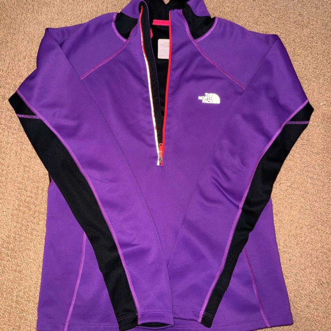 Simple The North Face Flash Dry Women’s Purple Pullover 1/2 Zip Jacket Medium IFlCss8nB Online Exclusive