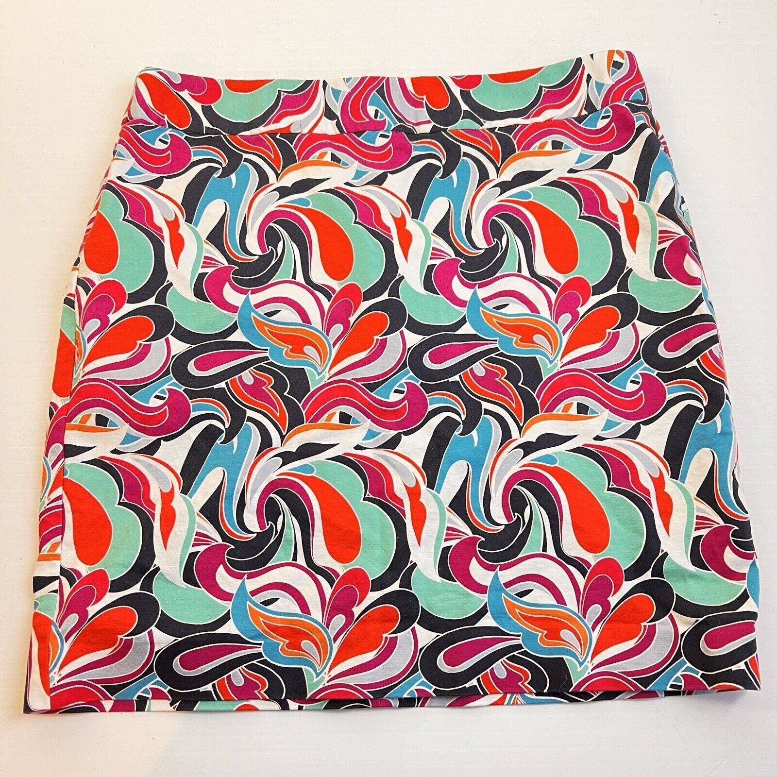 Amazing Banana Republic Skirt Women´s 14 Multicolor Above Knee Stretch Straight pnd7WVXIg Novel 