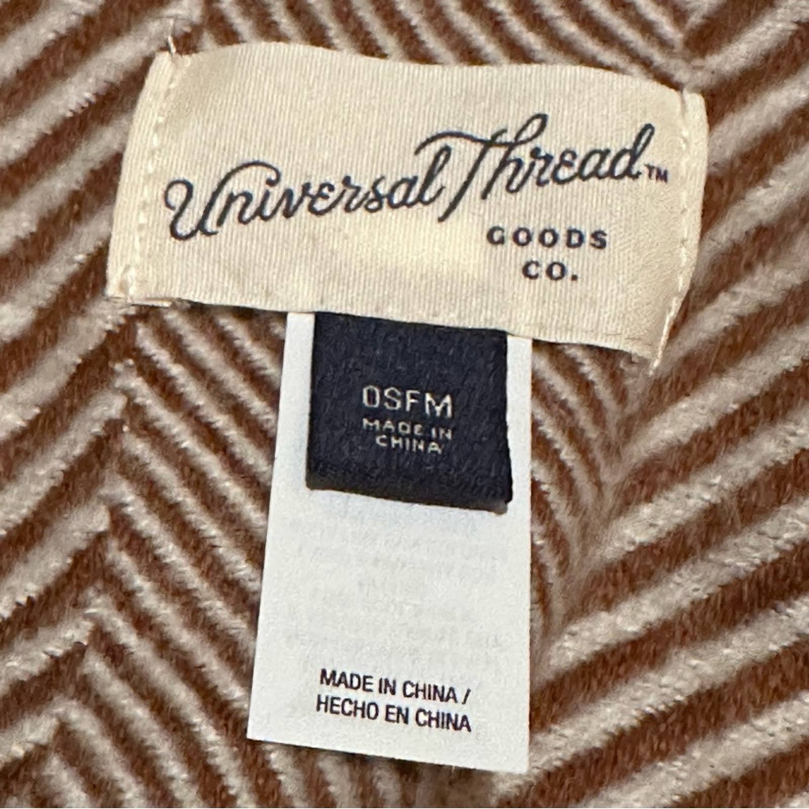 Factory Direct  Universal Thread Herringbone Knit Fringe Open Shawl Poncho OS LQ4Mlcazd Online Exclusive
