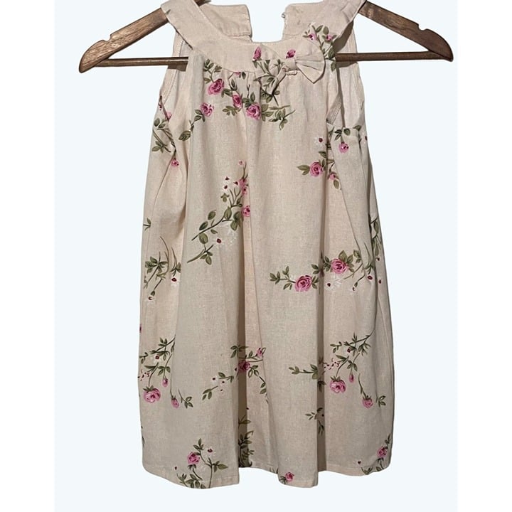 Fashion Little Girls Cotton Dress Sleeveless Casual Summer Sundress Flower Print LN7x6z8ZO US Outlet