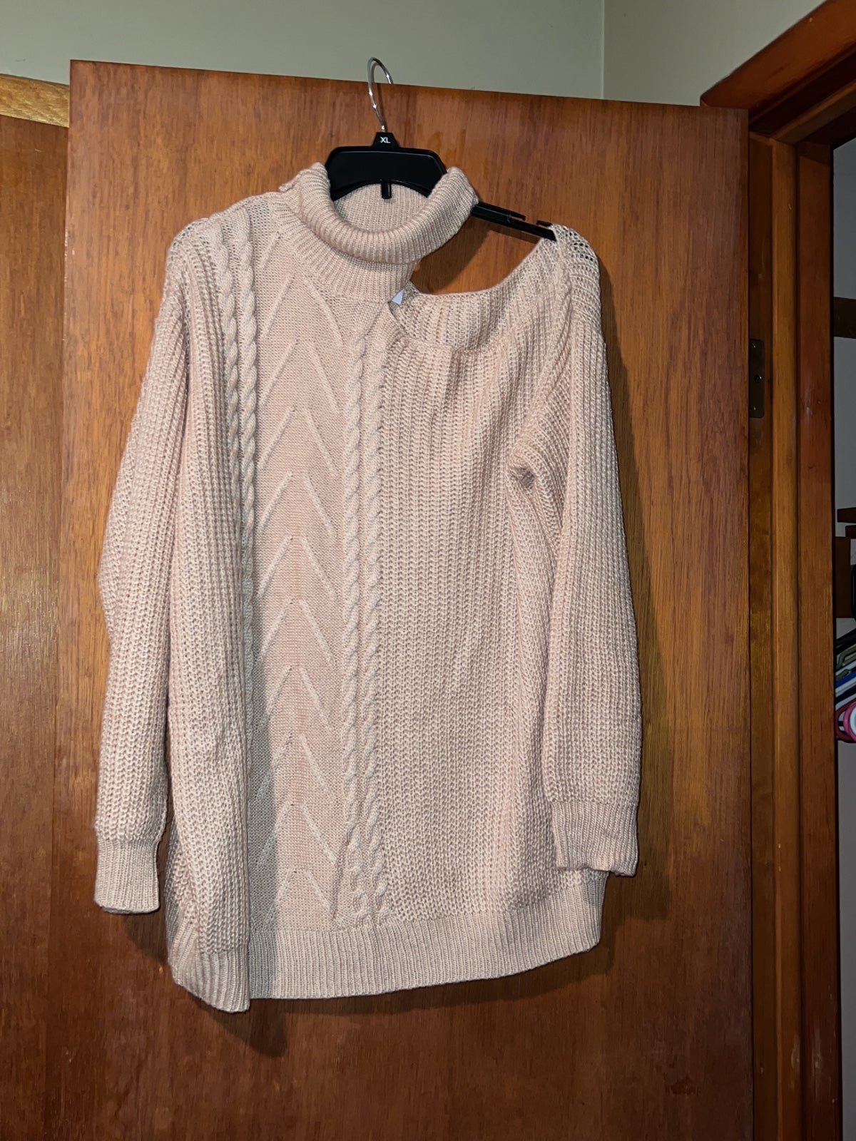 Elegant Pink lily cold shoulder sweater Mgf9E5aFi onlin