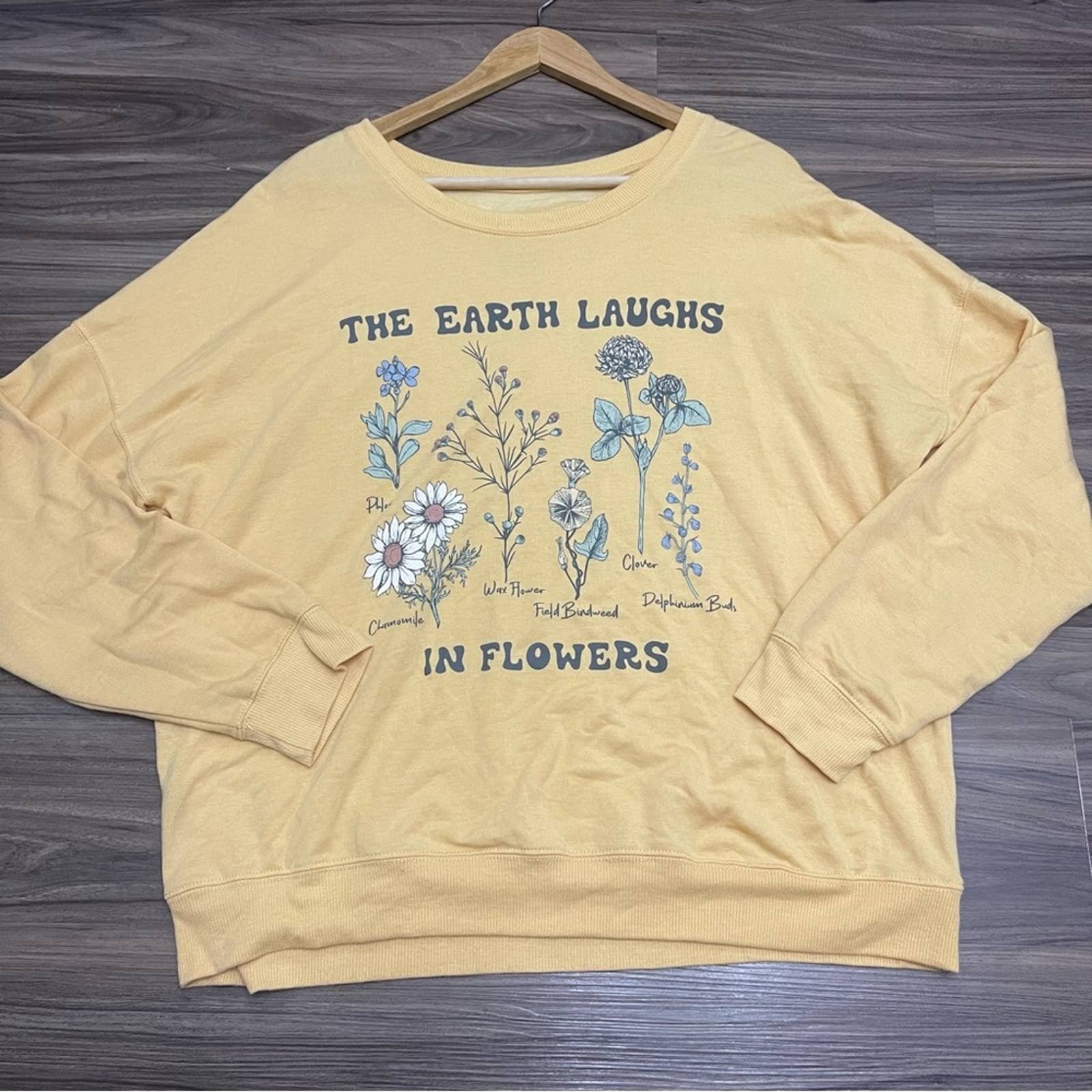 Cheap Zoe+ Liv The Earth Laughs Flowers pullover sweatshirt XL GpVsqUcIm outlet online shop