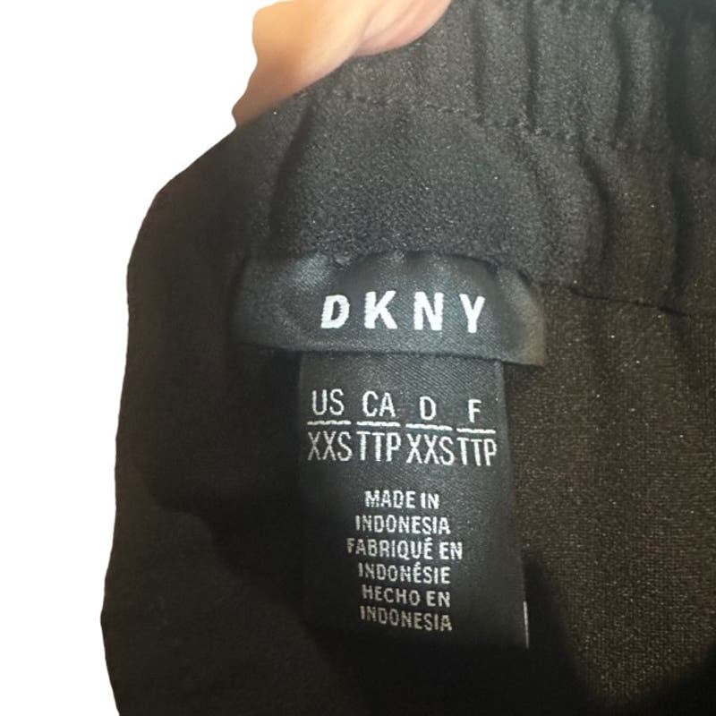 floor price DKNY Black Drawstring Stretch Waist Lightweight Loungewear Joggers Women Sz XXS OPBrMQSsS Cheap