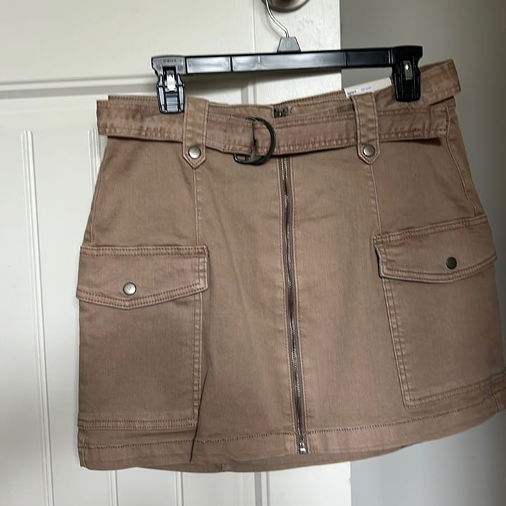 Classic NWT Khaki cargo skirt w/ pockets lfUL4IFHZ Outl