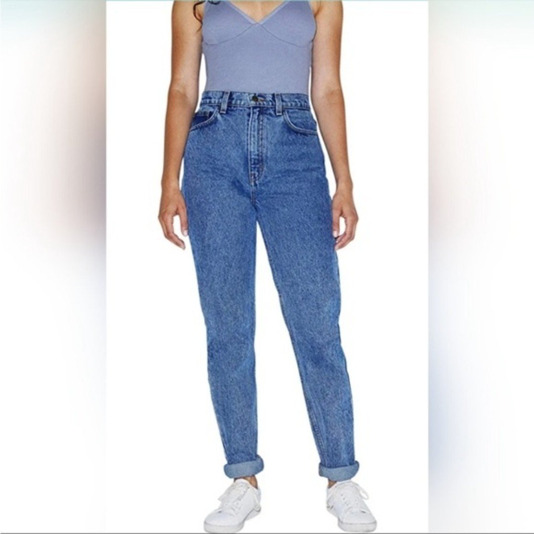 Beautiful NWT American Apparel Women´s Size 27 High-Waist Jean Medium Marble Wash Jeans KvRgNJ3k8 Great